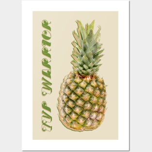 IVF Warrior Pineapple Posters and Art